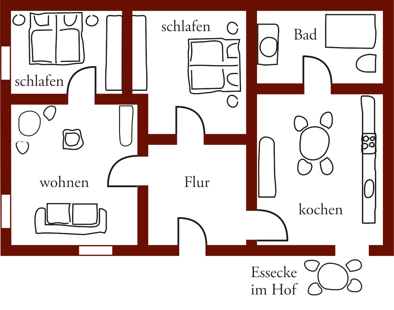 Ferienwohnung Vino Rosso